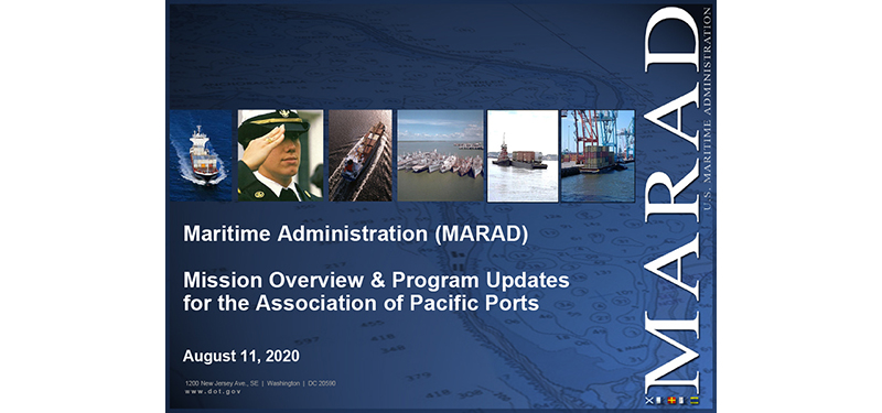 MARAD Mission Overview and Program Updates
