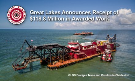 Great Lakes announces receipt of $118.8 Million in awarded work