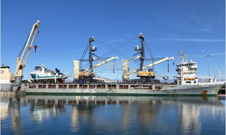 Ceres makes its mark at the Port of Hueneme with two new hybrid cranes