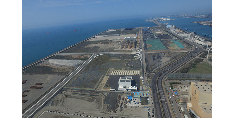 Road construction and enhancement work finished at Port of Taichung’s Dedicated Offshore Wind-Farm Industry Park