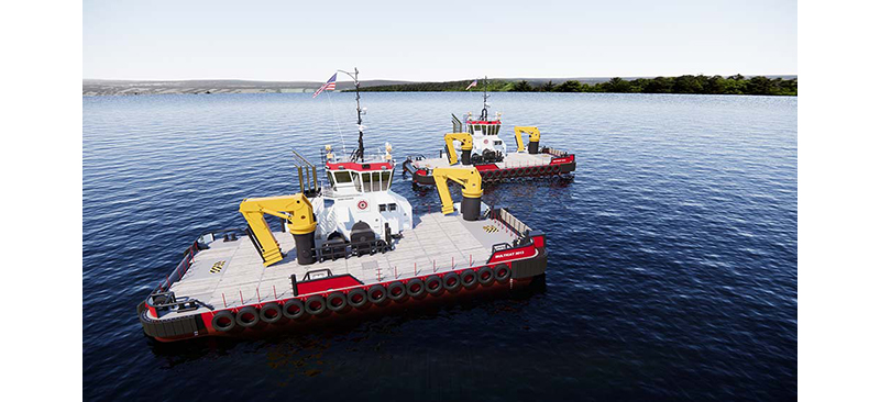 Damen & Conrad Shipyard enter license agreement to build first US multi cats for Great Lakes Dredge & Dock