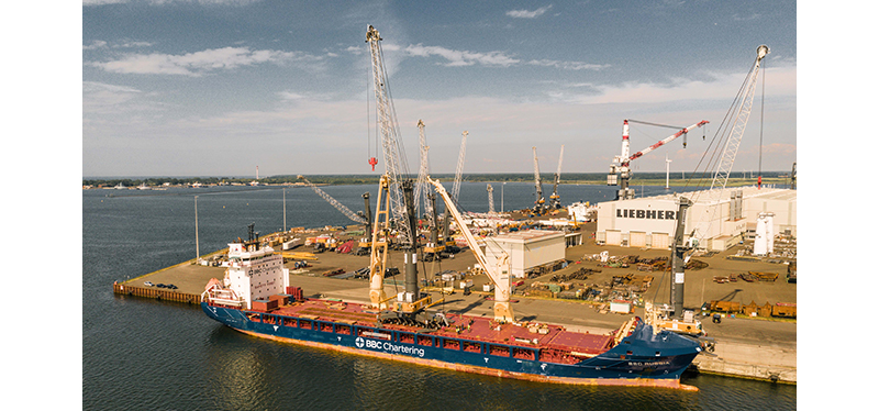 Liebherr Rostock reaches milestone in manufactured and delivered maritime cranes