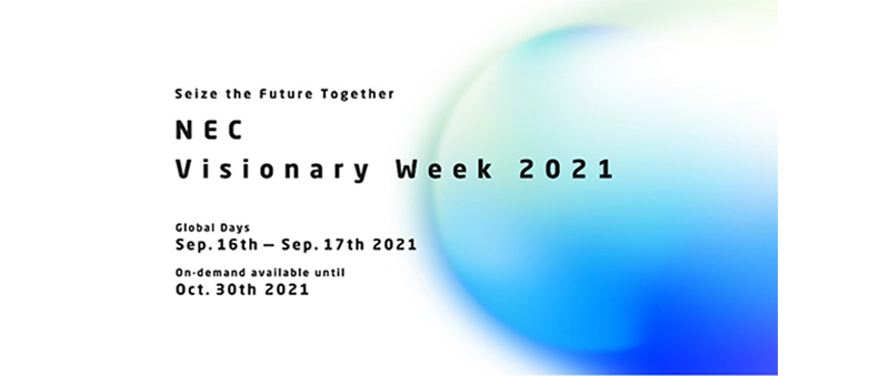 NEC to host NEC Visionary Week 2021