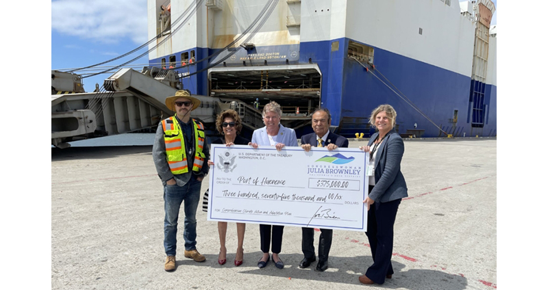 Congresswoman Julia Brownley delivers $375,000 to the Port of Hueneme’s Environmental Initiative