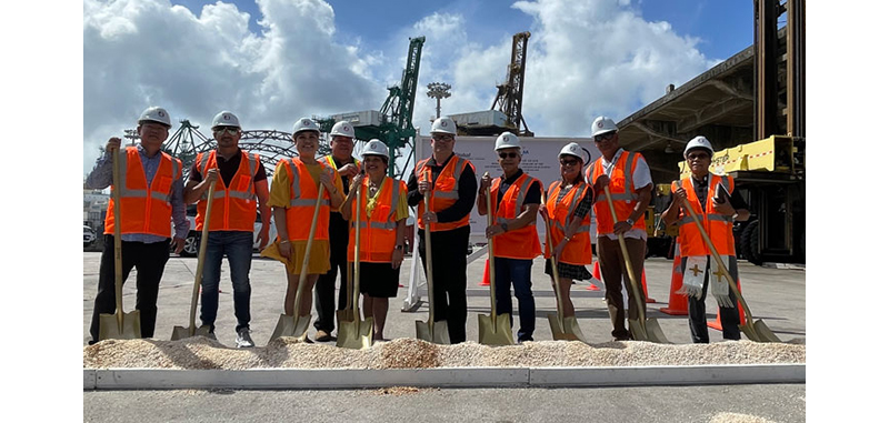 Port of Guam holds groundbreaking ceremony for new EQMR Building