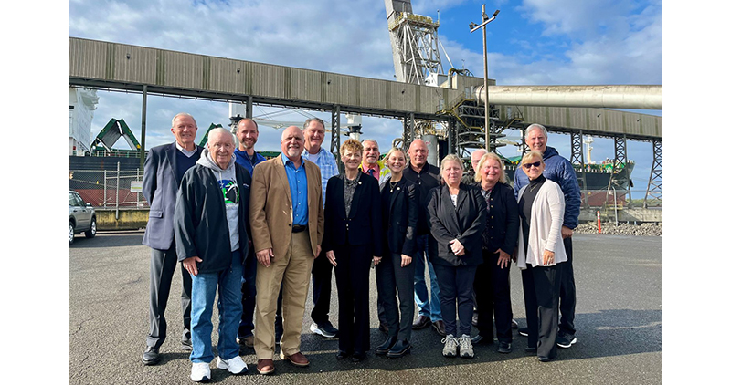 Port of Grays Harbor welcomes MARAD Administrator for tour of Terminal 4 expansion