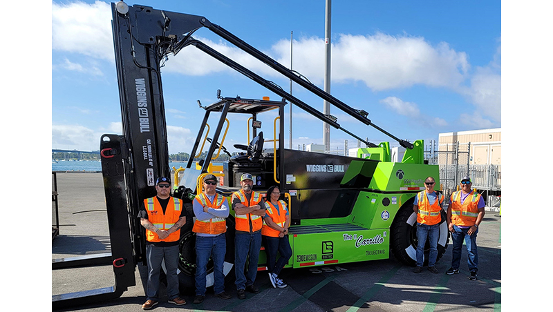 SSA Marine and Port of San Diego introduce zero-emissions cargo handling equipment at the Tenth Avenue Marine Terminal
